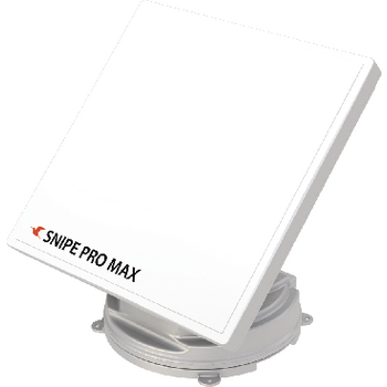 SNIPE PRO MAX Snipe pro max automatische platte schotelantenne wit